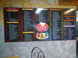 Doce Pizza menu