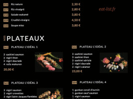 L'ideal Des Gourmands menu