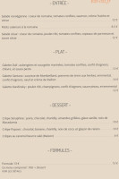 La Petite Creperie menu