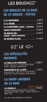 La Kantoz menu