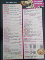 Pizza Mb menu
