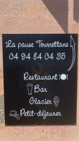 La Pause Tourrettane Comida