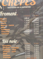 Fourni Ile Du Kador menu
