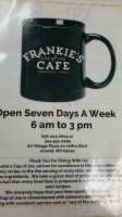 Frankie’s Cup Of Joe Cafe food