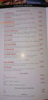 Le Bus Café menu