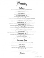 Scarpetta's Italian menu