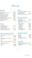 Creperie Coton menu