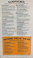 Willie Beamons‎ Grill menu