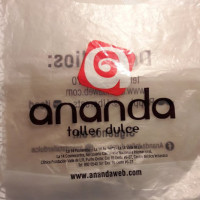 Ananda Taller Dulce food