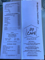 Ô7 Café menu