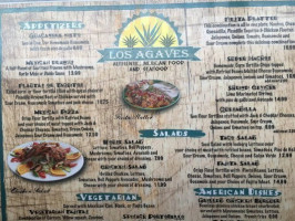 Los Agaves menu