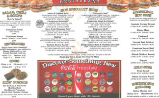 Firehouse Subs Portage menu