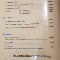 La Brasserie du Port menu