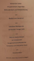 Waldrestaurant Höfer menu