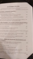 Le Saint Jacques menu