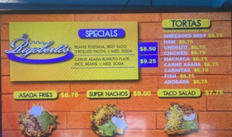 Rigoberto's Taco Shop menu