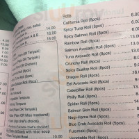 Sushi Land menu