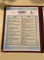 Socorro's menu