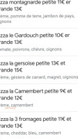 Le Gardouch menu