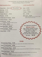 Eb's Eatery menu