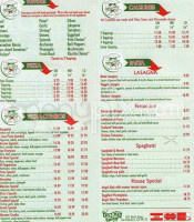 Gino's Pizza menu