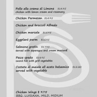 Gusto Italiano menu