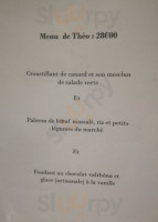 Chez Theo menu