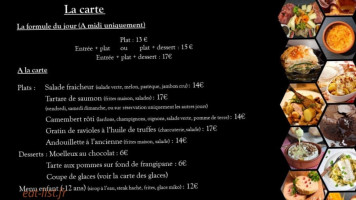 Hôtel Du Grand Lac menu