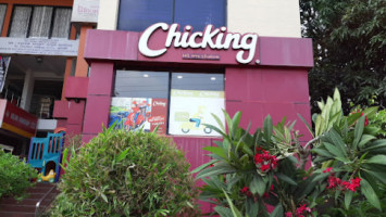 Chicking outside