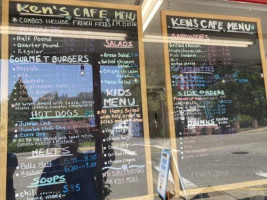 Ken's Sidewalk Cafe menu