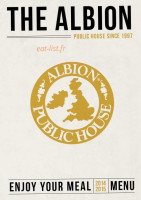 The Albion menu