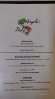 Angelo's Italy menu