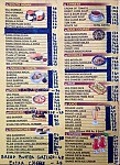 Cafe Starlites menu