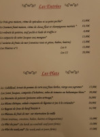 L'avenue menu