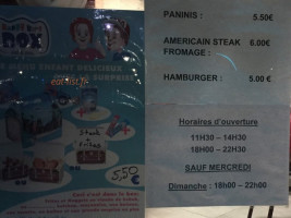 Antalya menu