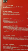 Bird's Diner Anton Vogl menu