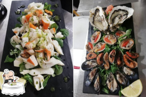 Pizzeria Sapori Nostri Specialita' Crudo Di Mare food