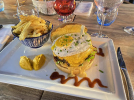 Bistrot Le Toit Bleu Toit Terrasse Canet En Roussillon food