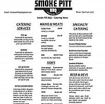 The Smoke Pitt Bbq menu