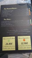 Le Vanezzio Anciennement La Paillotte) menu