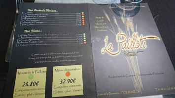Le Vanezzio Anciennement La Paillotte) menu