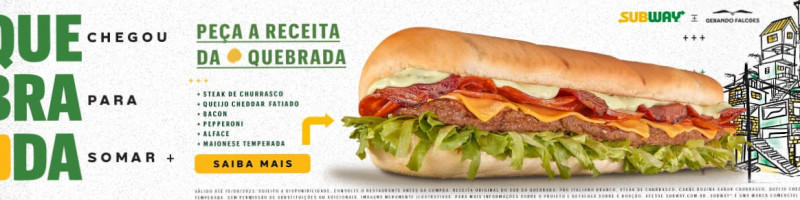 Subway Santa Maria Rua food