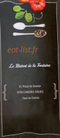 Le Bistrot De La Fontaine menu