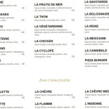 Pizzeria A L'ancienne Speisekarte