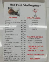 Graniteria Gelateria Da Peppino menu