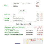 La Tour De Pizz' Abzac Carta