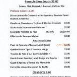 Le Relais De Roussillon Carte