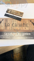 La Cabane Du Cambre menu