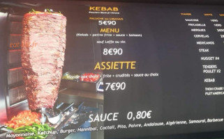 Friterie Rapid'burger menu