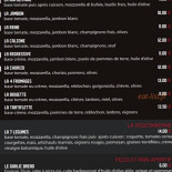 Pizzeria 340°c menu